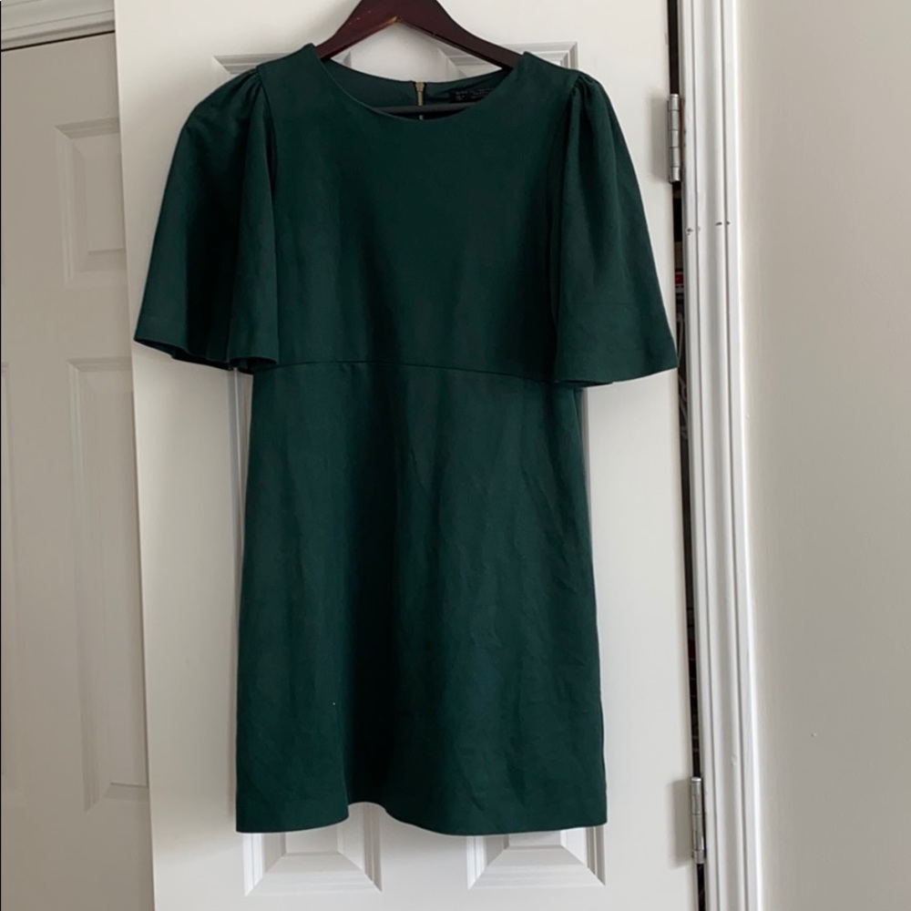 Zara dark green mini dress